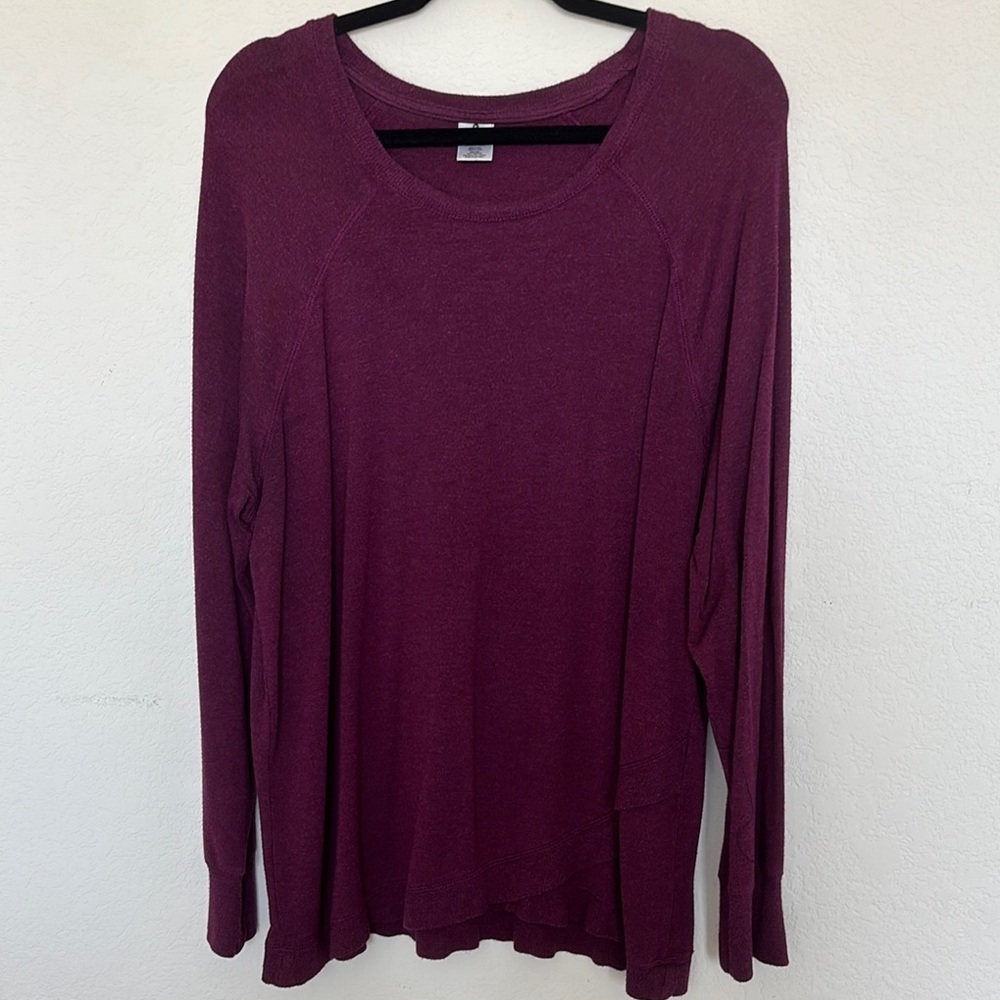 Active Life Rich Purple Long Sleeve Shirt